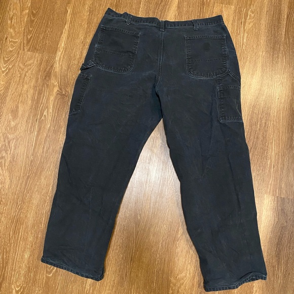 Carhartt Black Utility Pants 40x30 - Picture 2 of 6